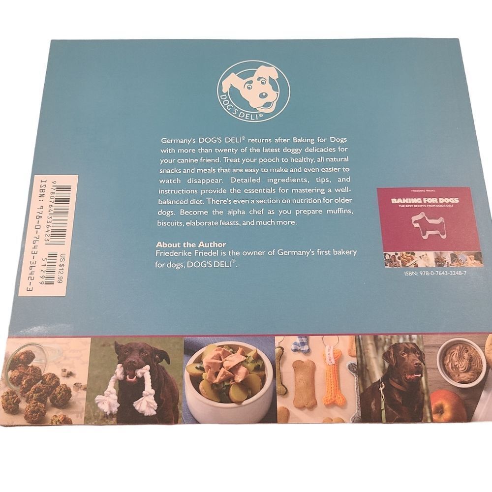 Cooking For Dogs New Recipes From Dog's Deli Softbound NWT - Picture 11 of 13